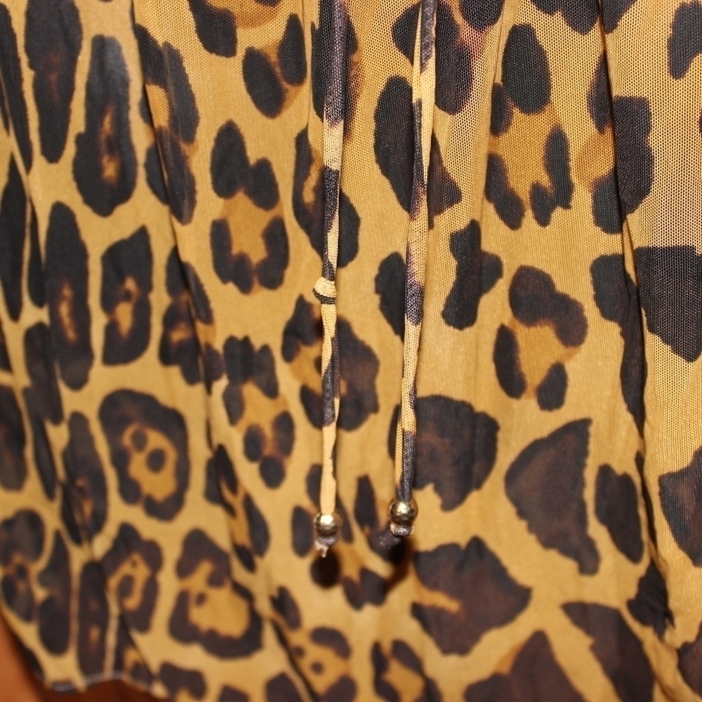 Lauren Ralph Lauren Leopard Print Beach Cover Up - Picture 4 of 5